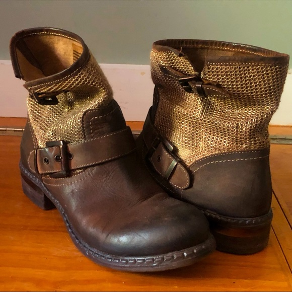 Italian Brown Leather Boots - Picture 1 of 7